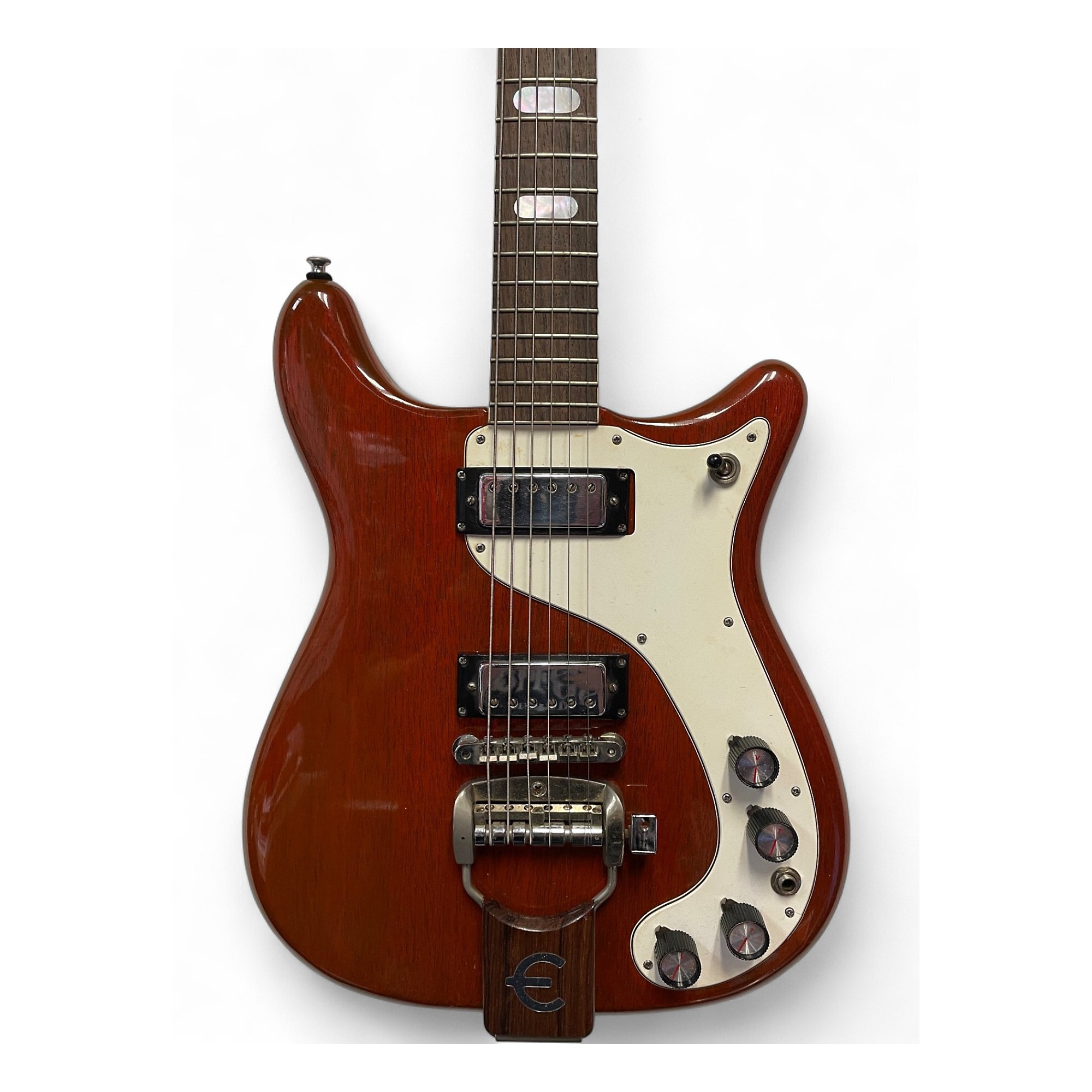 Vintage 1969 Epiphone Crestwood Custom Cherry Solid Body