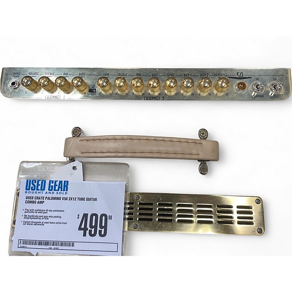 Used Crate palomino V50 2x12 Tube Guitar Combo Amp