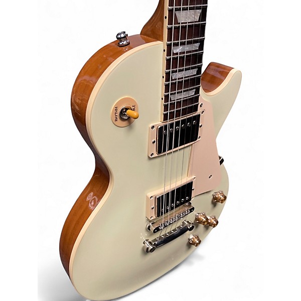Used 2021 Gibson Les Paul Standard 1950S Neck White Solid Body Electric Guitar