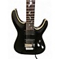 Used Schecter Guitar Research Damien Platinum 6 FR Satin Black Solid Body Electric Guitar thumbnail