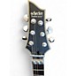 Used Schecter Guitar Research Damien Platinum 6 FR Satin Black Solid Body Electric Guitar