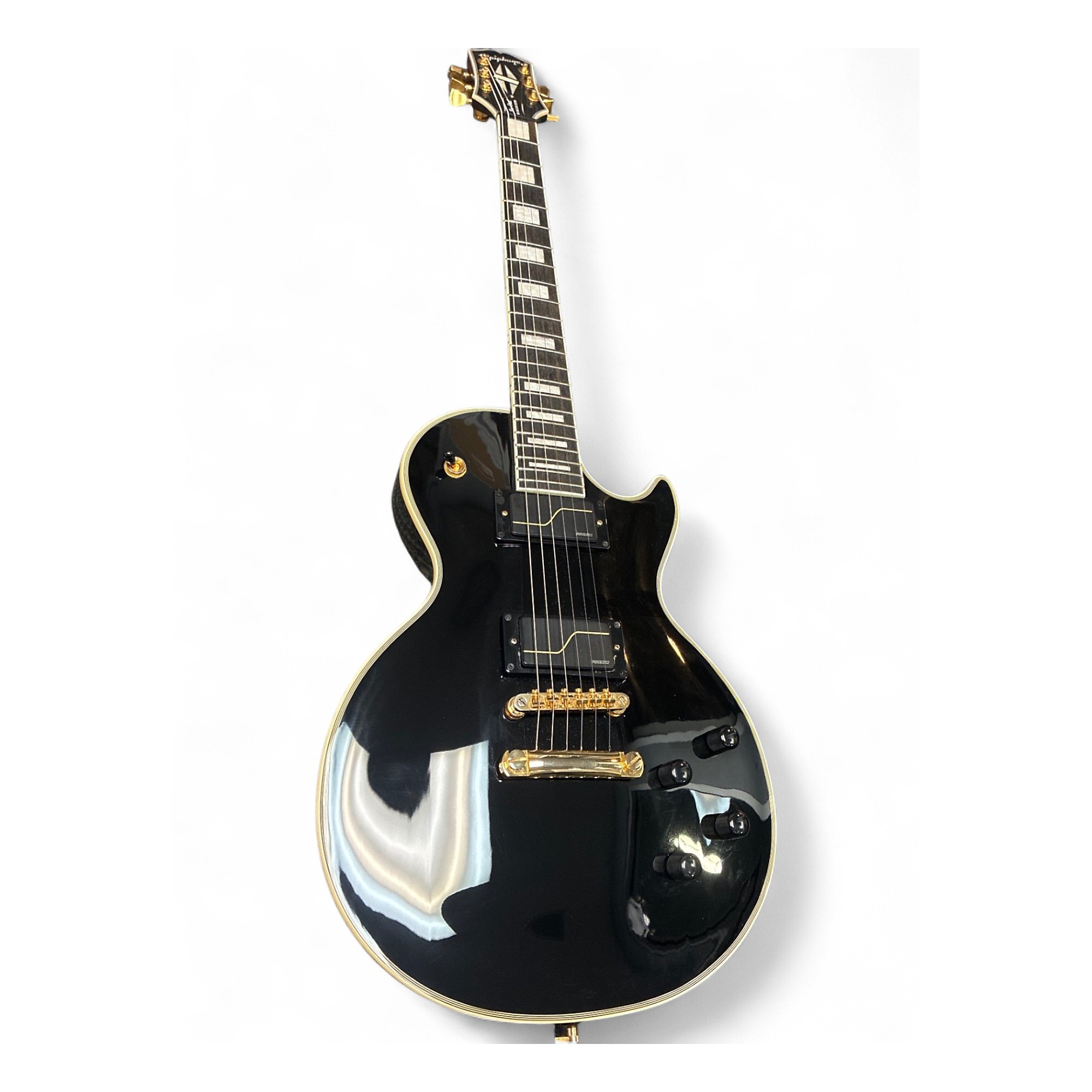 Used Epiphone LES PAUL MKH ORIGINS CUSTOM Black Solid Body