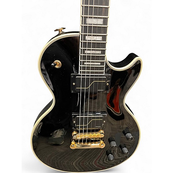 Used Epiphone LES PAUL MKH ORIGINS CUSTOM Black Solid Body Electric Guitar