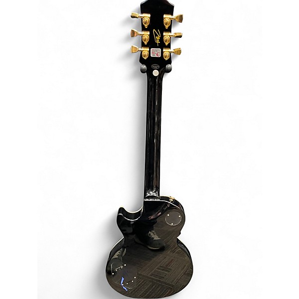 Used Epiphone LES PAUL MKH ORIGINS CUSTOM Black Solid Body Electric Guitar