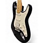 Used Fender American Standard Stratocaster HSS Black and White Solid Body Electric Guitar