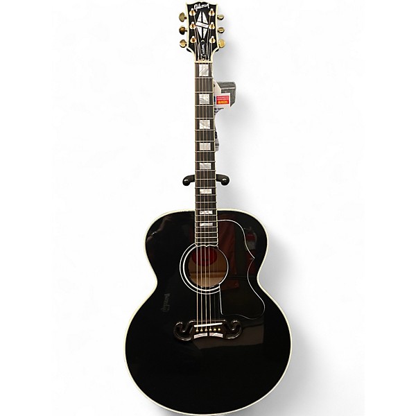 Used Gibson SJ200 Super Jumbo Custom Black Acoustic Guitar