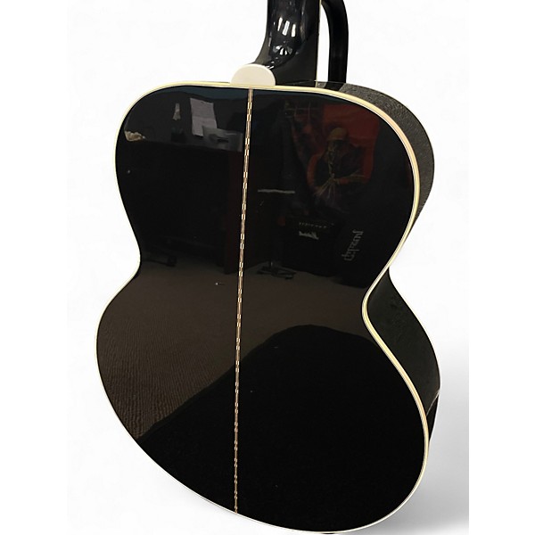 Used Gibson SJ200 Super Jumbo Custom Black Acoustic Guitar