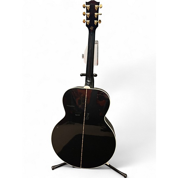 Used Gibson SJ200 Super Jumbo Custom Black Acoustic Guitar