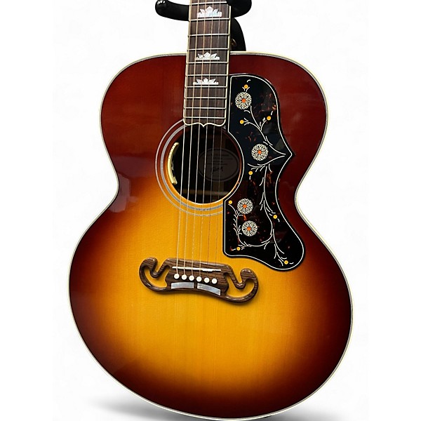 Used 2024 Gibson SJ200 Standard Super Jumbo ROSEWOOD BURST Acoustic Guitar