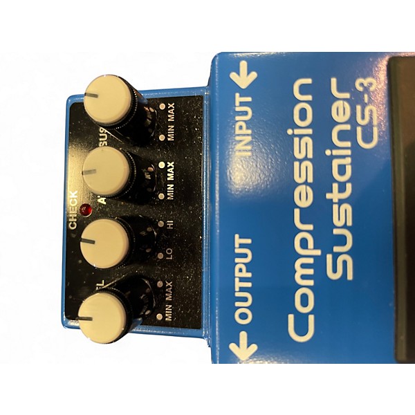 Used BOSS CS3 Compressor Sustainer Effect Pedal | Guitar Center