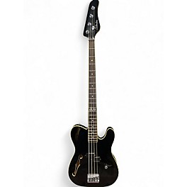 Used Schecter Guitar Research dUg Pinnick Baron-H Semi Hollow Black Electric Bass Guitar