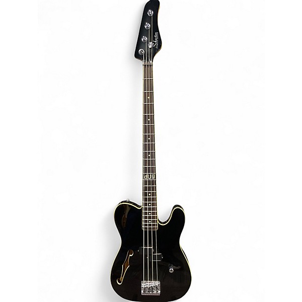 Used Schecter Guitar Research dUg Pinnick Baron-H Semi Hollow Black Electric Bass Guitar