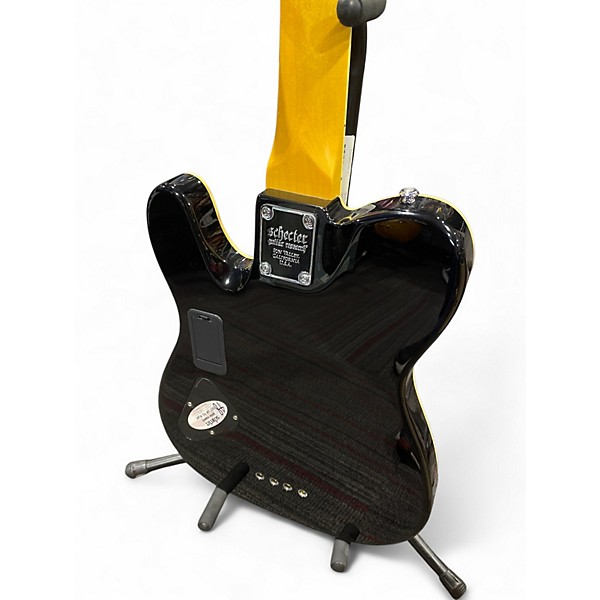Used Schecter Guitar Research dUg Pinnick Baron-H Semi Hollow Black Electric Bass Guitar