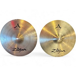 Used Zildjian 14in A Series New Beat Hi-Hat Pair Cymbal