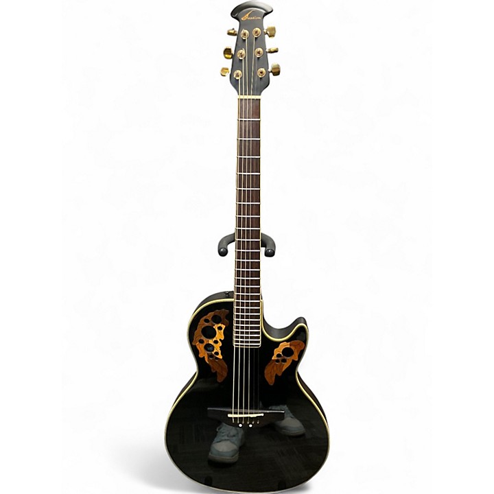 Used Ovation Celebrity Viper CV-68 Black Acoustic Electric