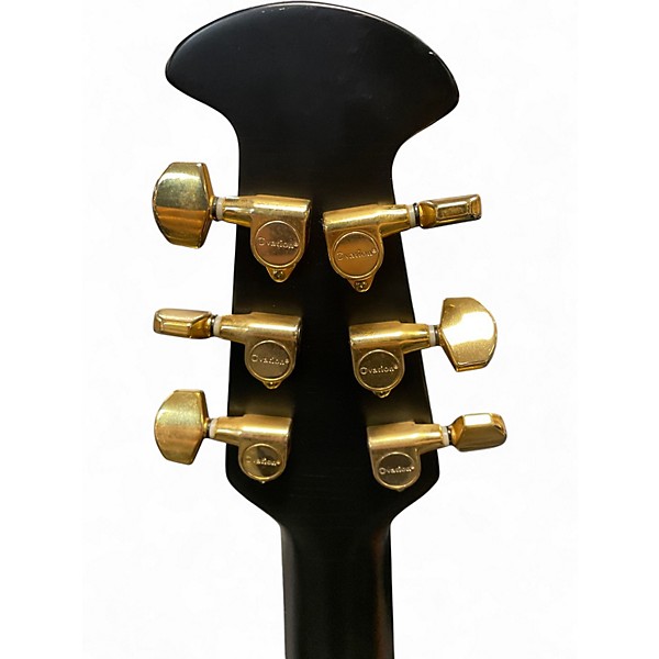 Used Ovation Celebrity Viper CV-68 Black Acoustic Electric Guitar