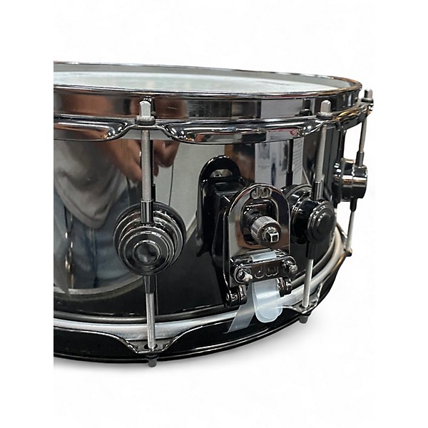 Used DW 14X6.5 Collector's Series Brass Snare nickel over brass Drum