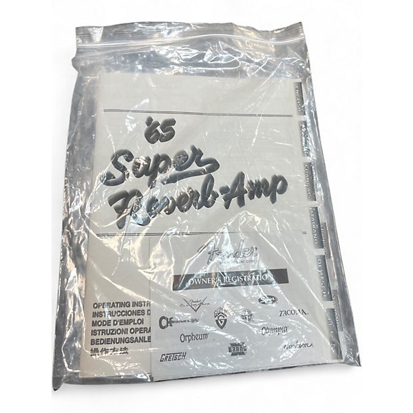 Used Fender 1965 Reissue Super Reverb 45W 4x10 Tube Guitar Combo Amp