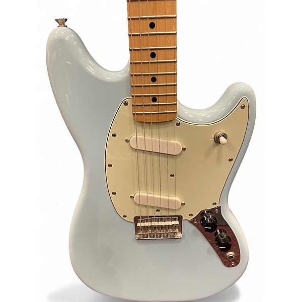 Used Fender PLAYER MUSTANG Sonic Blue Solid Body Electric Guitar