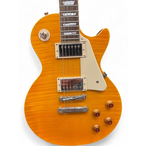 Used Epiphone Les Paul Standard Pro Lemonburst Solid Body Electric Guitar