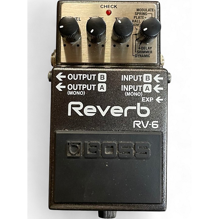 Used 2022 BOSS RV6 Digital Reverb Effect Pedal | Guitar Center