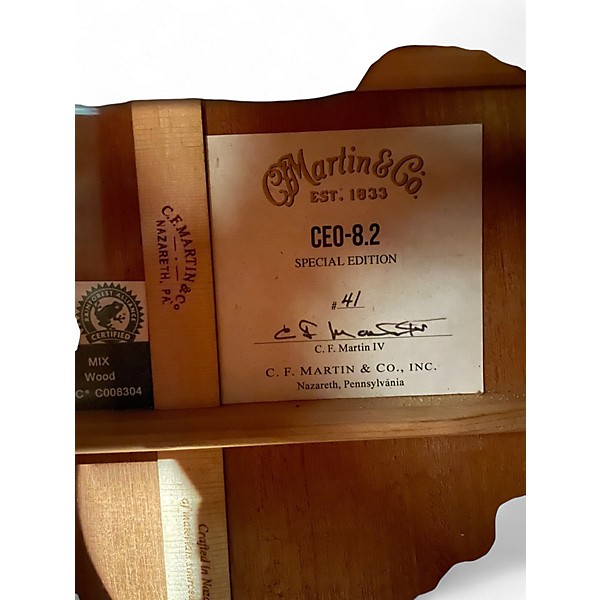 Used Martin CEO 8.2 Tobacco Sunburst Acoustic Guitar