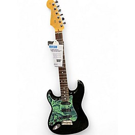 Used Fender American Standard Stratocaster Black Solid Body Electric Guitar