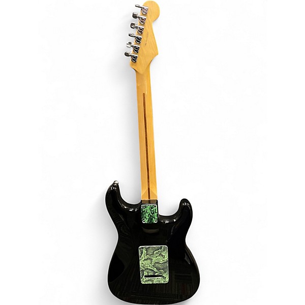 Used Fender American Standard Stratocaster Black Solid Body Electric Guitar