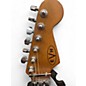 Used EVH Striped Series Frankie Red with Black and White Stripes Solid Body Electric Guitar
