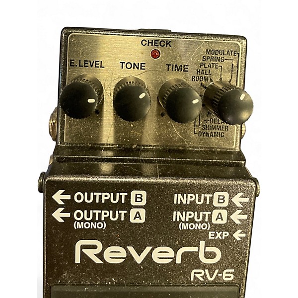 Used BOSS RV6 Digital Reverb Effect Pedal