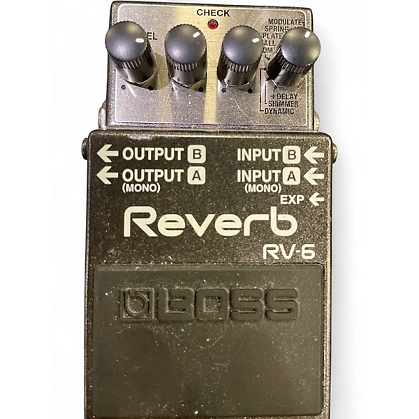 Used BOSS RV6 Digital Reverb Effect Pedal