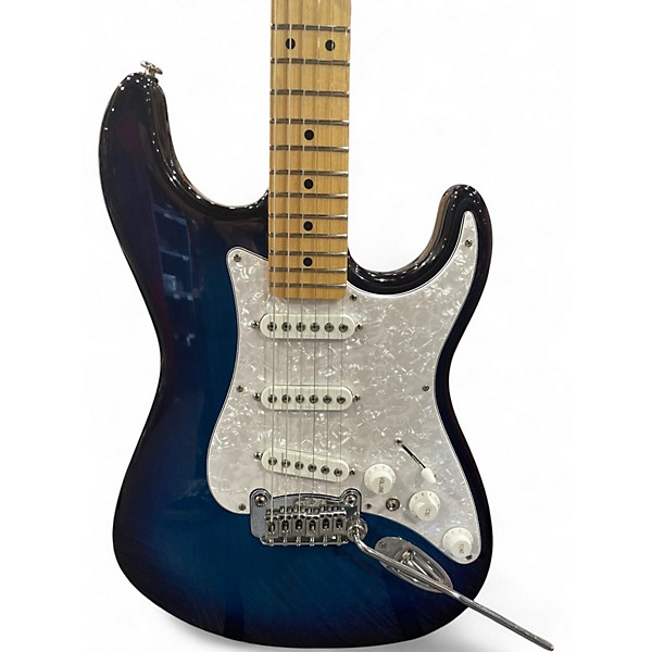 Used 2021 G&L Fullerton Deluxe S-500 Blueburst Solid Body Electric Guitar