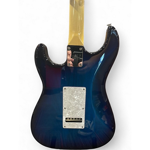 Used 2021 G&L Fullerton Deluxe S-500 Blueburst Solid Body Electric Guitar