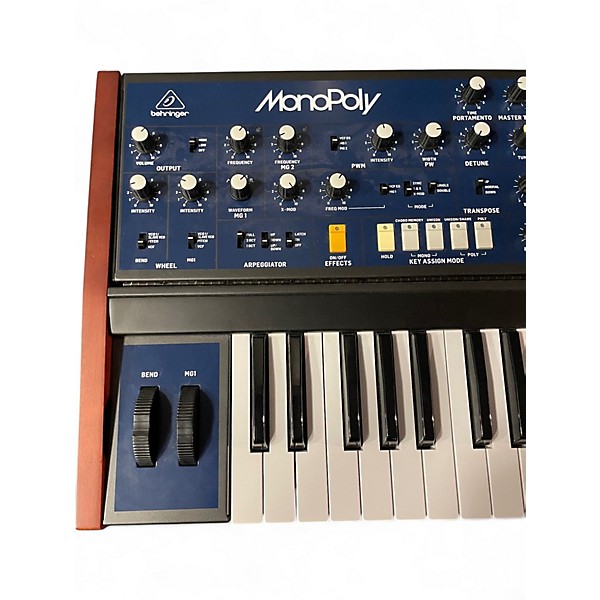 Used Behringer MonoPoly Synthesizer Synthesizer
