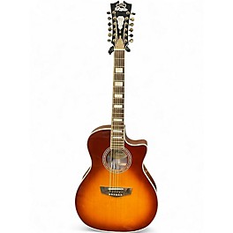 Used D'Angelico Premier Fulton Iced Tea 12 String Acoustic Electric Guitar