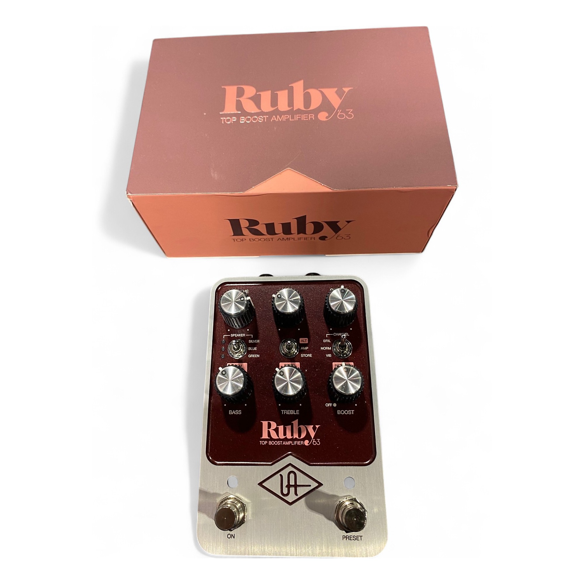 Used Universal Audio RUBY TOP BOOST AMPLIFIER Pedal | Guitar
