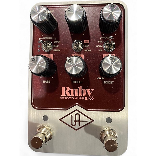 Used Universal Audio RUBY TOP BOOST AMPLIFIER Pedal | Guitar