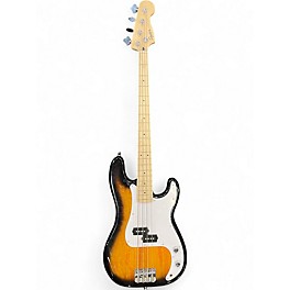 Used Squier Precision Bass 2 Color Sunburst Electric Bass Guitar