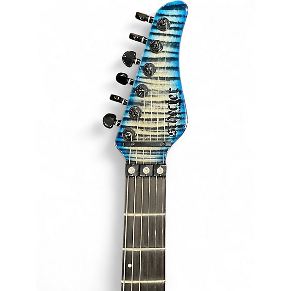 Used Schecter Guitar Research SUN VALLEY SUPER SHREDDER SKY BURST Solid Body Electric Guitar