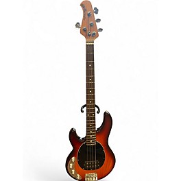 Used Ernie Ball Music Man Stingray 4 Left Handed 2 Tone Sunburst Electric Bass Guitar