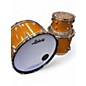 Used Ludwig 3 Piece Classic Maple Orange Sparkle Drum Kit thumbnail