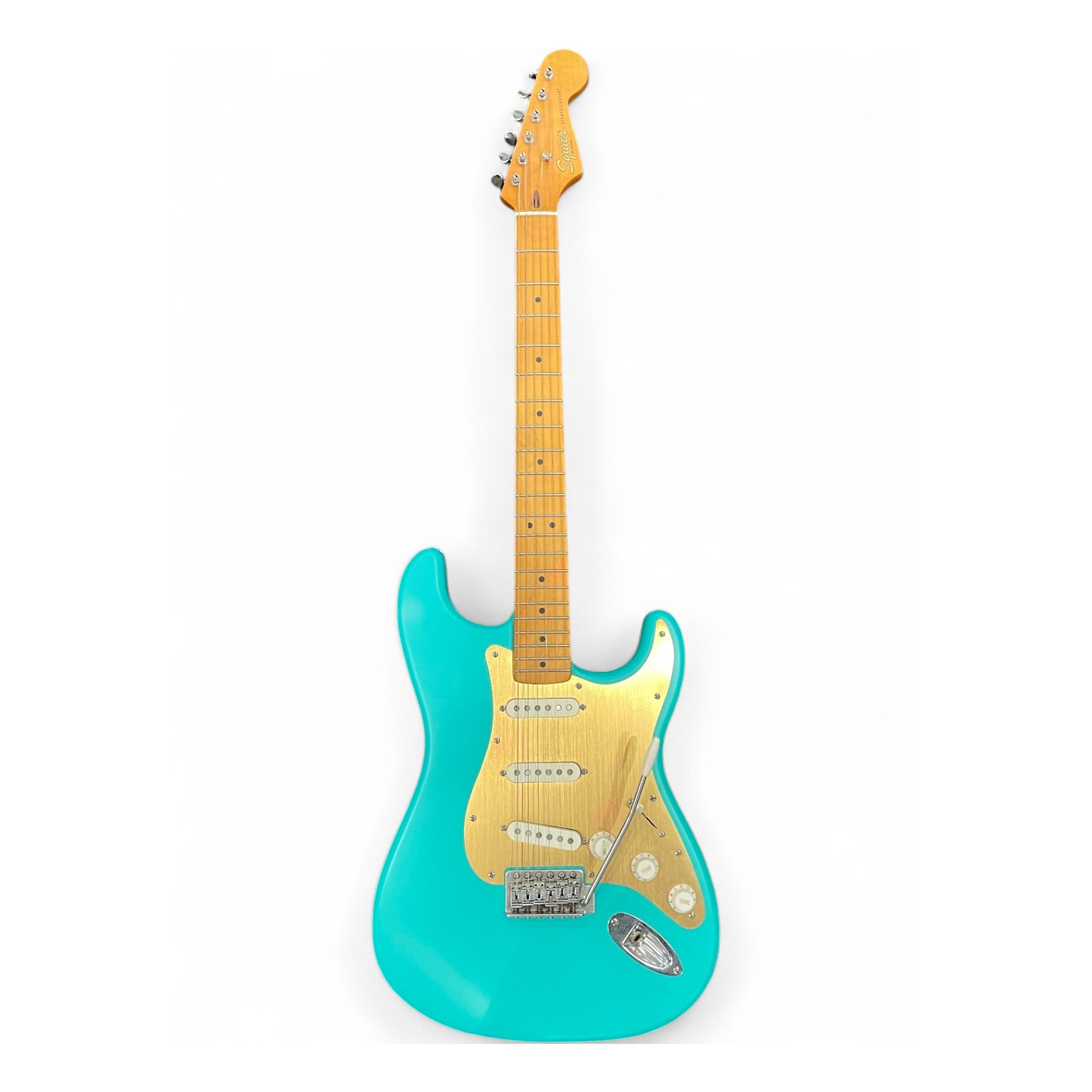 Used Squier 40TH ANNIVERSARY STRATOCASTER GREEN Solid Body
