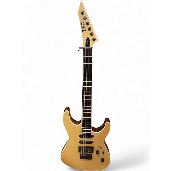 Used Esp Ltd M403 Flame Maple Solid Body Electric Guitar