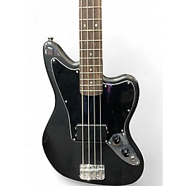 Used Squier Affinity Jaguar Bass H Charcoal Frost Metallic Electric Bass Guitar