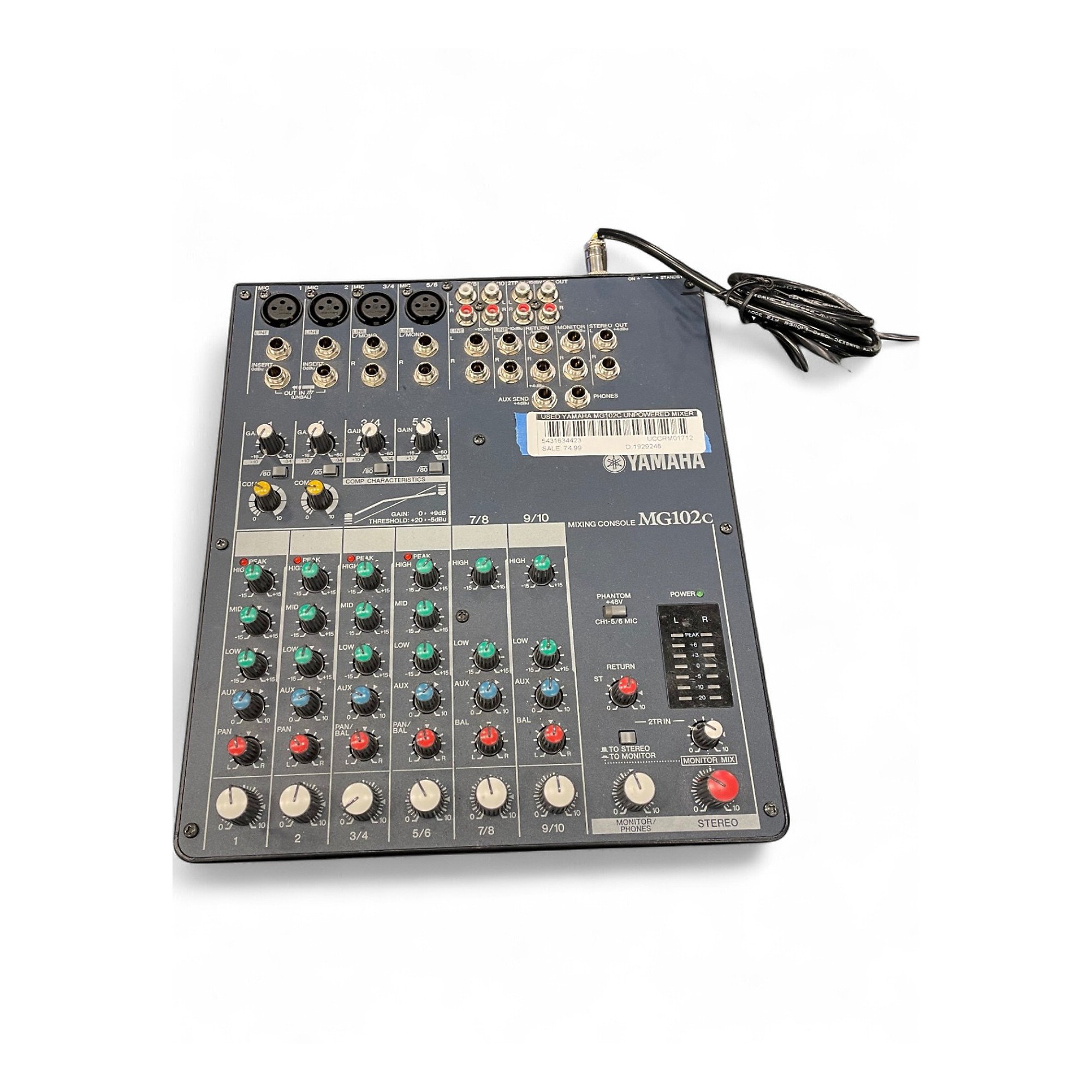 Used Yamaha MG102C Unpowered Mixer | Guitar Center