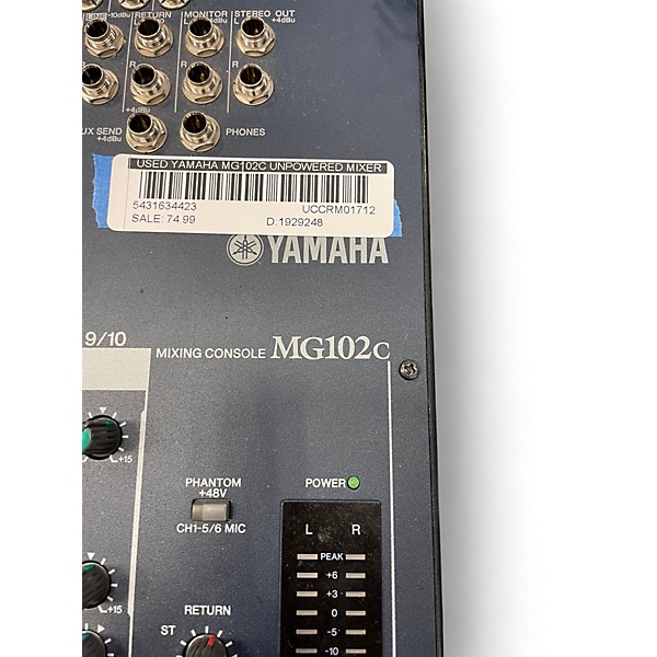 ◎YAMAHA ヤマハ アナログミキサー MG102c Amazon | ヤマハ ミキシングコンソール MG102C | ミキサー