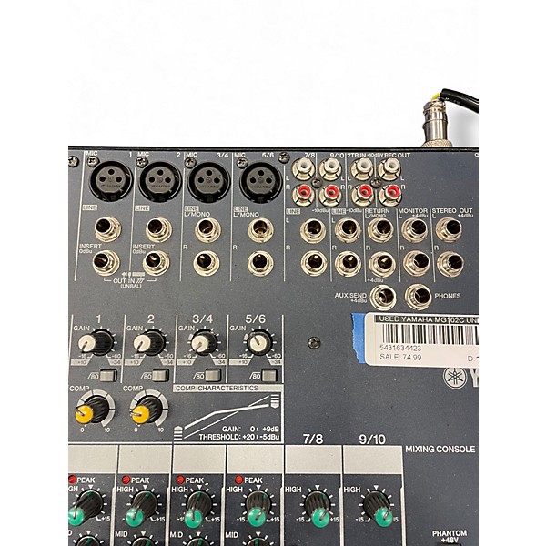 Used Yamaha MG102C Unpowered Mixer | Guitar Center