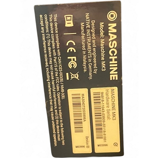 Used Native Instruments Maschine MK3 MIDI Controller