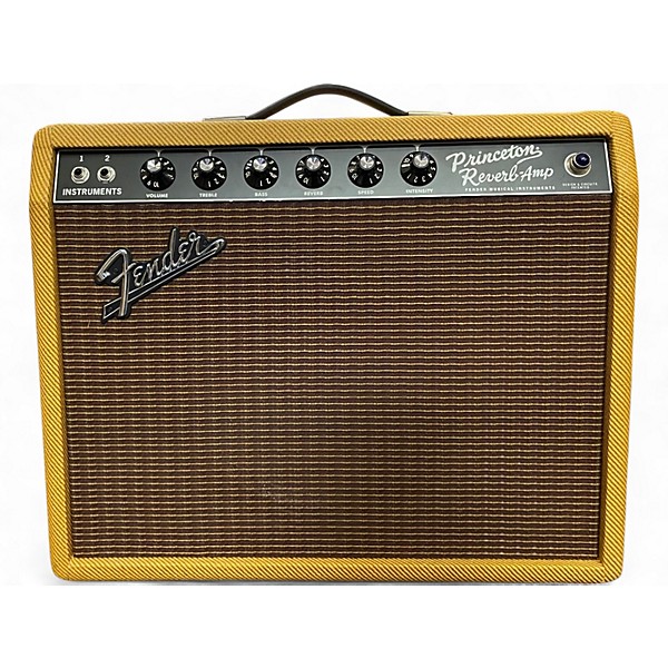 Used Fender 65 PRINCETON REVERB 1X10 12W Tube Guitar Combo Amp