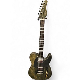 Used Schecter Guitar Research PT Apocolypse Rusty Grey green Solid Body Electric Guitar